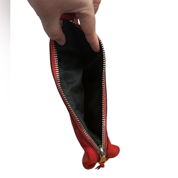 Rebecca Minkoff medium Bryn double zip hobo red shoulder bag - Picture 9 of 13